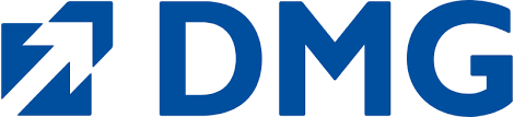 Display of the logo of DMG Dental-Material-Gesellschaft (dental material association)